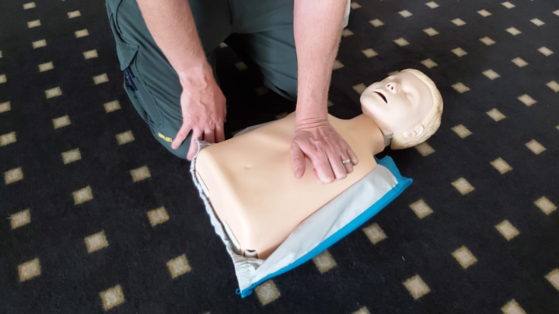 CPR demonstration dummy